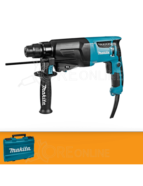 HR2600 Makita tassellatore a 2 funzioni SDS-plus con di 800W