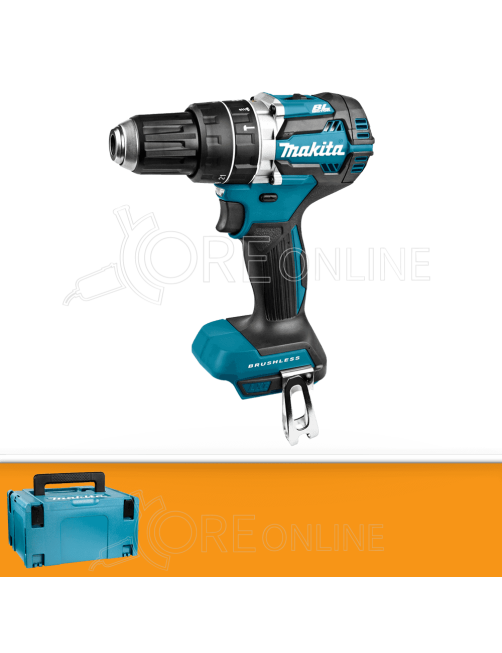 Trapano avvitatore con percussione Makita DHP484ZJ