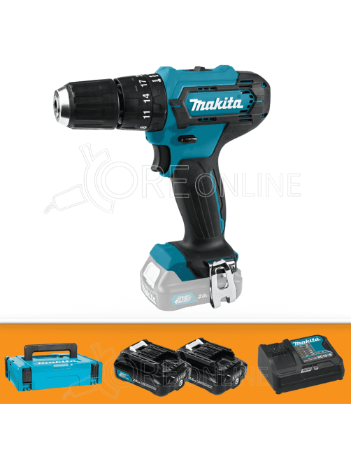 Trapano avvitatore con percussione Makita® HP333DSAJ