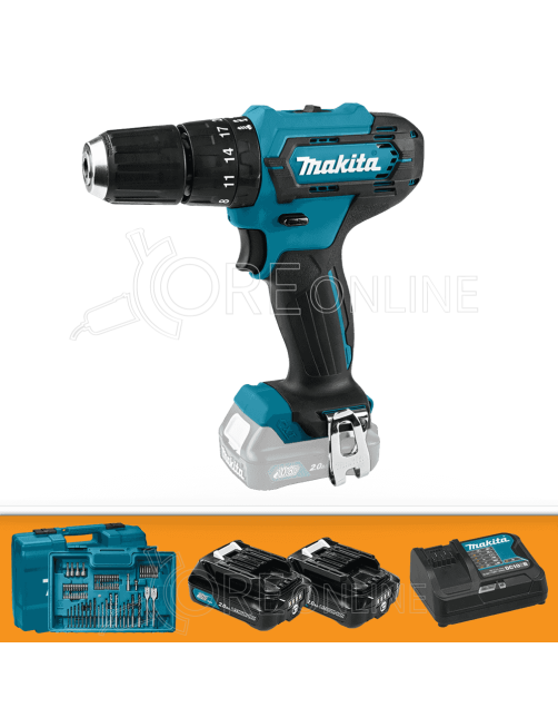 Trapano avvitatore con percussione Makita® HP333DSAX1