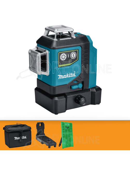 Makita® SK700GD Livella Laser VERDE Multilinea 3x360°