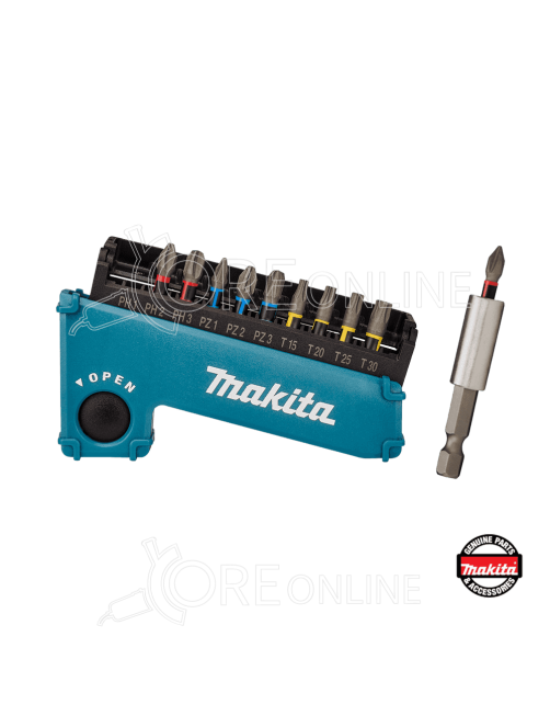 Set 11pz inserti PREMIER + porta inserto Makita E-03567