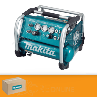 Makita AC310H compressore d'aria alta pressione 8/26  bar 6 Litri + CARRELLO DI TRASPORTO