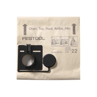 5 x Sacchetti di carta FIS-CT 22/5 Festool® 452970