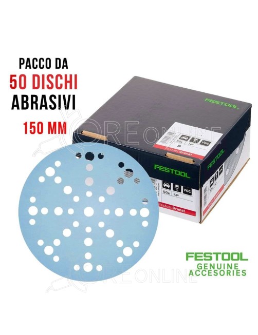 Disco abrasivo Granat STF D150/48 P40 GR/50 Festool 575160