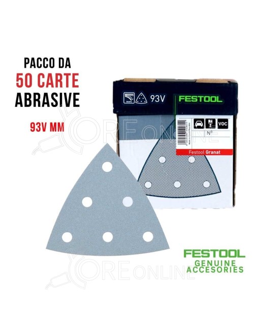 Carta GR 40 con velcro Granat STF V93 mm delta Festool® 497390