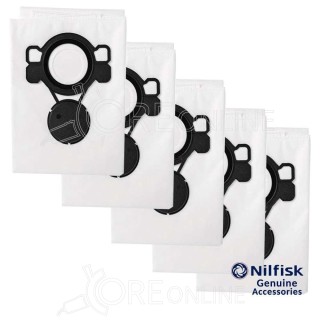 5 x Sacchetti filtro pile ATTIX 33/44 Nilfisk® 107419593