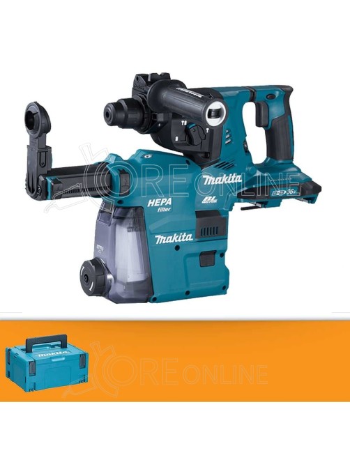 Tassellatore batteria a tre funzion SDS-PLUS Makita® DHR282ZWJU